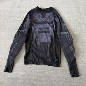 HK Army Athletex Paintball Jersey Mens XS/S Black Padded Long Sleeve Crew Neck